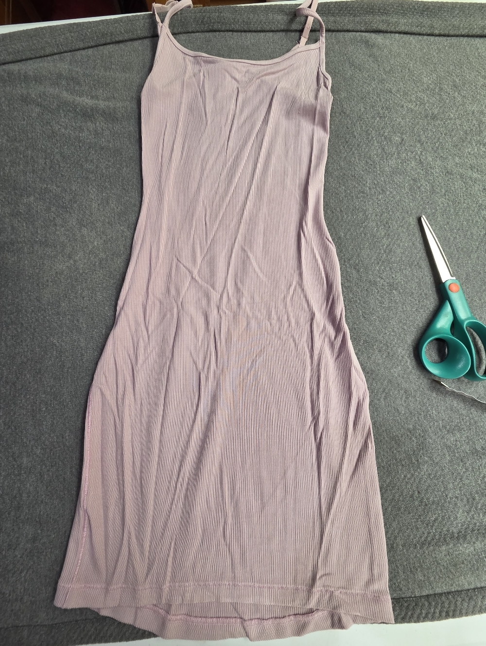 Skims Ribbed Soft Lounge Slip Dress, Size Extra Small